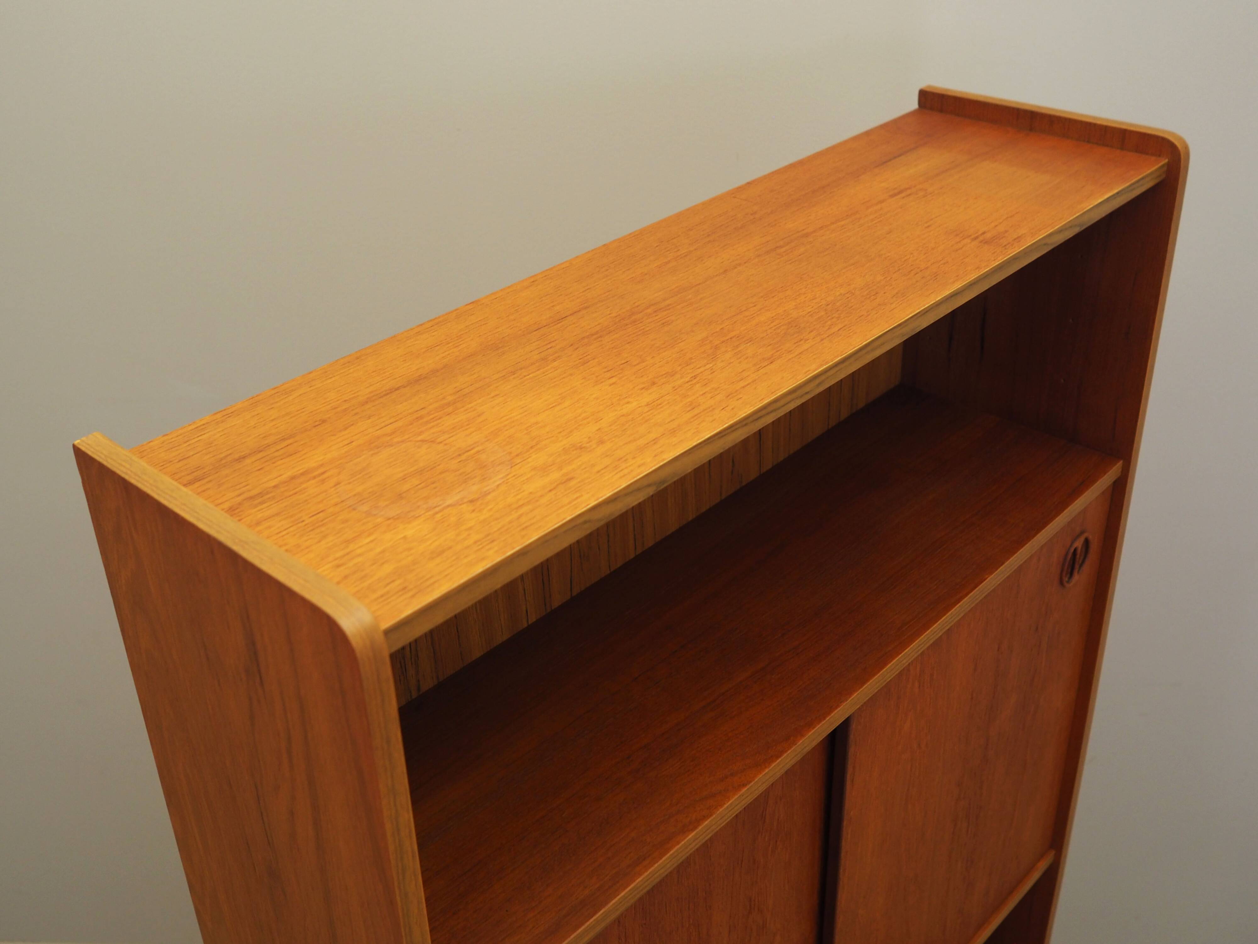 Teak bookcase, Danish design, 1960s, production: Denmark
