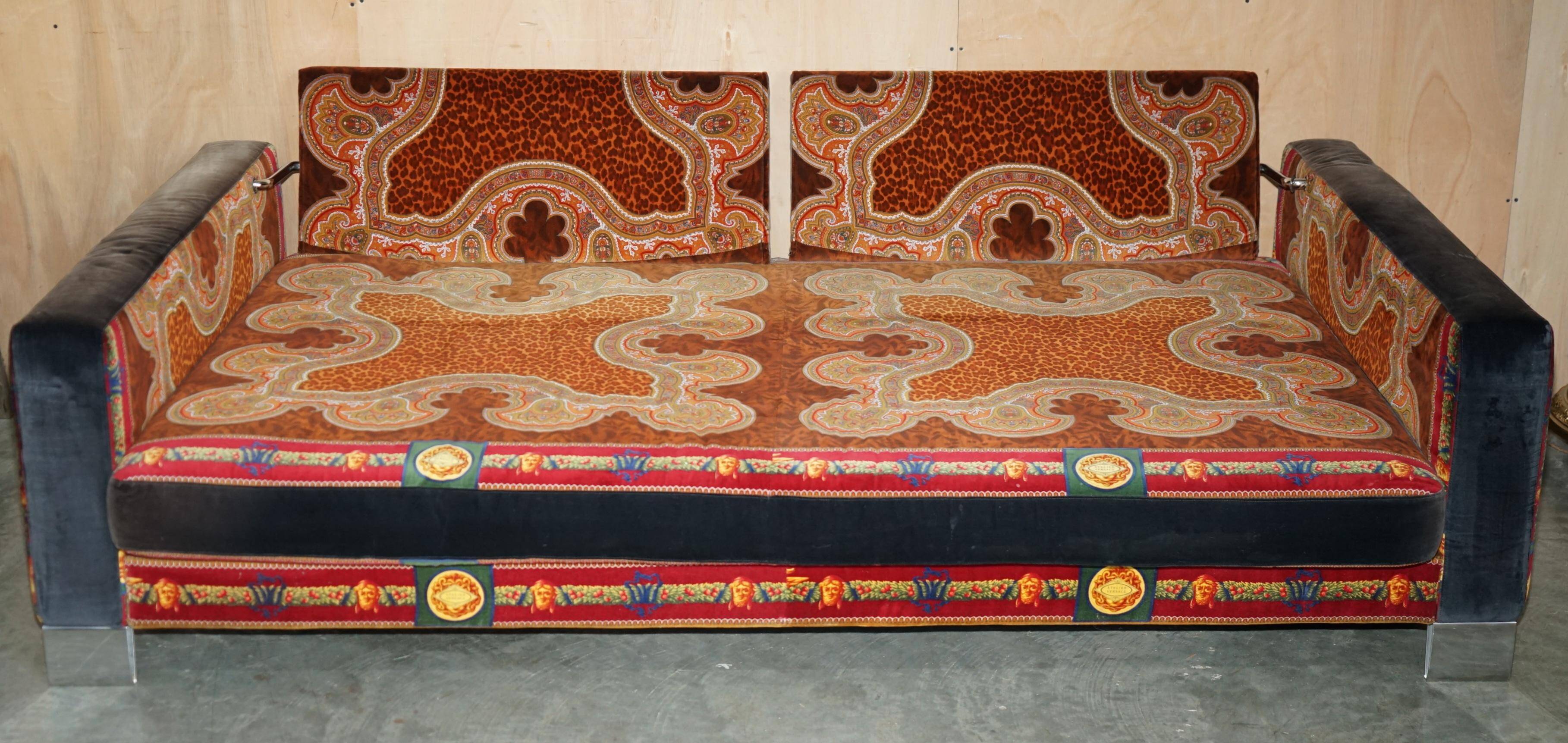 Adjustable canapé Versace 2003 by Ilian Rachov, Art Deco style