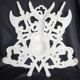 Vintage Heraldry Wall Coat Rack 4 Hooks Cast Aluminium