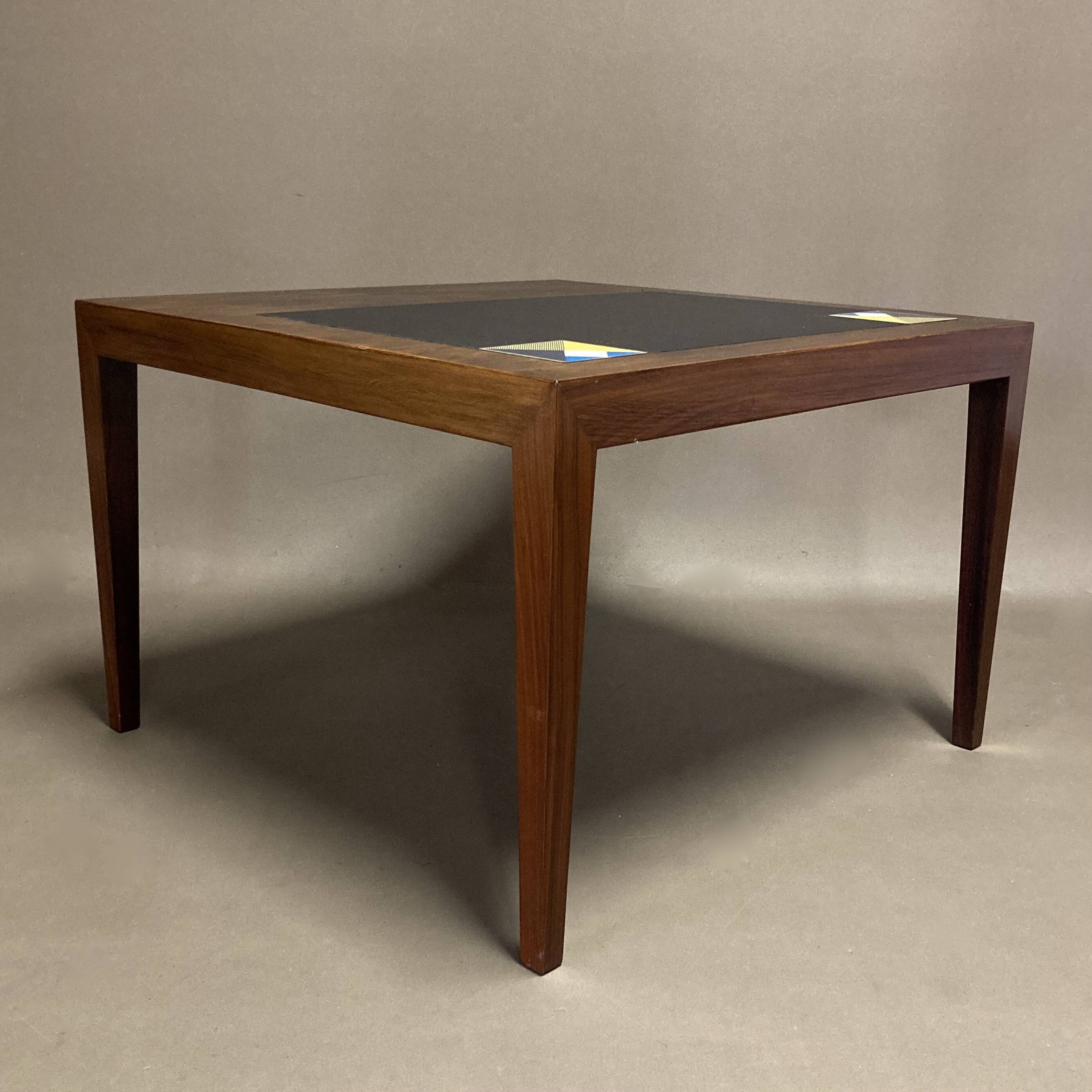Table basse design scandinave 1950 "Severin Hansen".