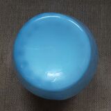 Vintage turquoise glass vase