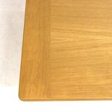 Oak “portfolio” dining room table, Sweden, 1960s