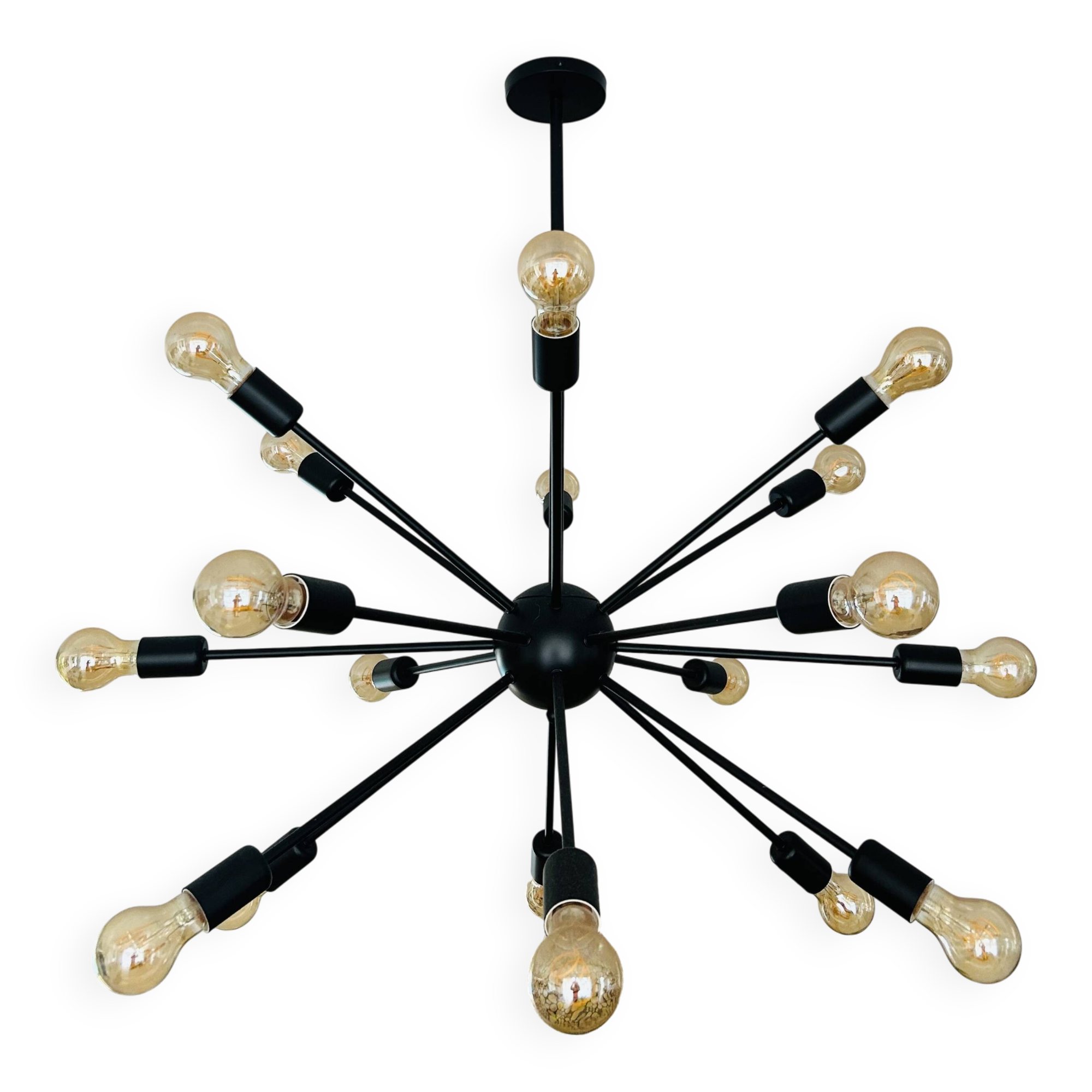 Black Lustre Vintage, 20 lights, ceiling light