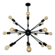 Black Lustre Vintage, 20 lights, ceiling light