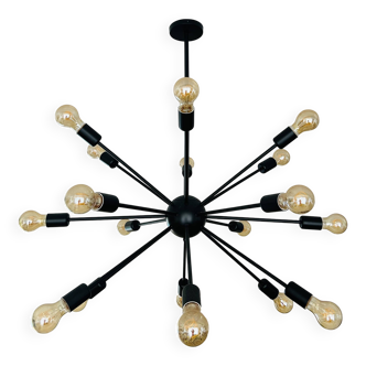 Black Lustre Vintage, 20 lights, ceiling light