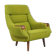 Rosewood armchair by H.W. Klein, 1960 s