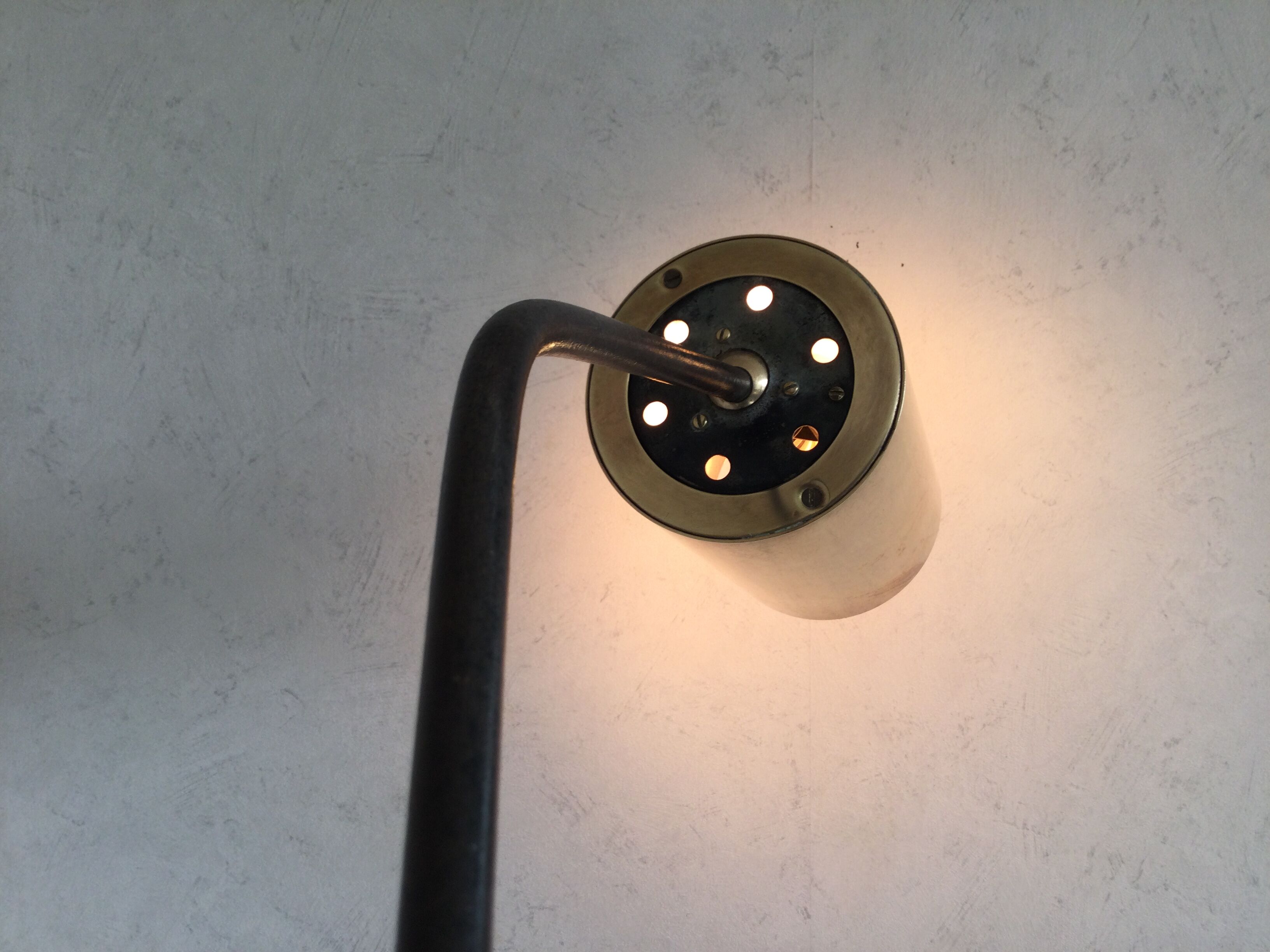 Brass pipe wall light circa 1950/60