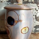 Pot en céramique de Marie-Christine Treinen Vallauris années 50