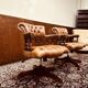 Ensemble de chaises de bureau Chesterfield English Captain Chairs marron