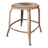 Industrial metal stool
