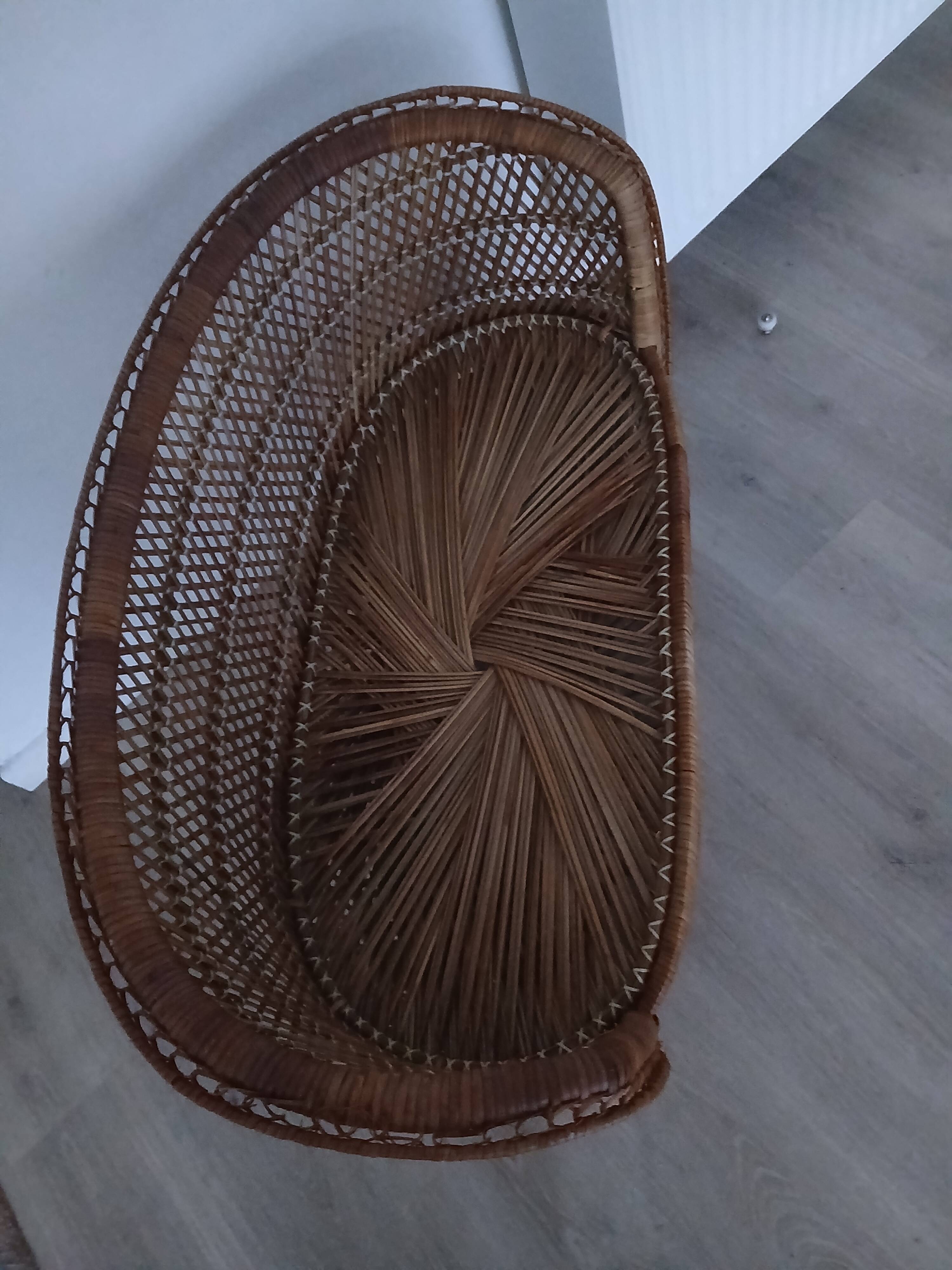 Wicker bench for children