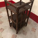 Small vintage 70s rattan shelf