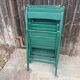 Lot 4 vintage folding wooden chairs