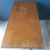 Coffee table, magazine rack with compass feet