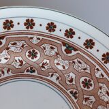 Longwy pedestal plate Henry II model