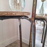 Vintage workshop school stool
