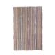 Tapis kilim turc vintage en laine et coton violet noué à la main