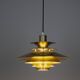Lampe suspendue vintage danoise Lotus par Kurt Wiborg, Jeka, années 1980.