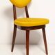Midcentury Heart Chair in Yellow Satin Dedar Gildo Fabric, Europe, 1960s