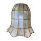 Wall lamp in mother-of-pearl and brass