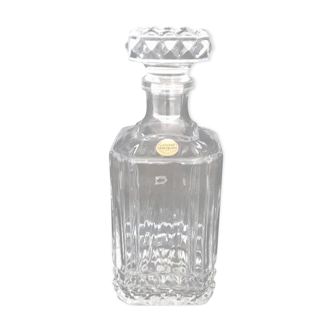 Vintage whisky decanter - Cristal d'arques model Villandry -1970