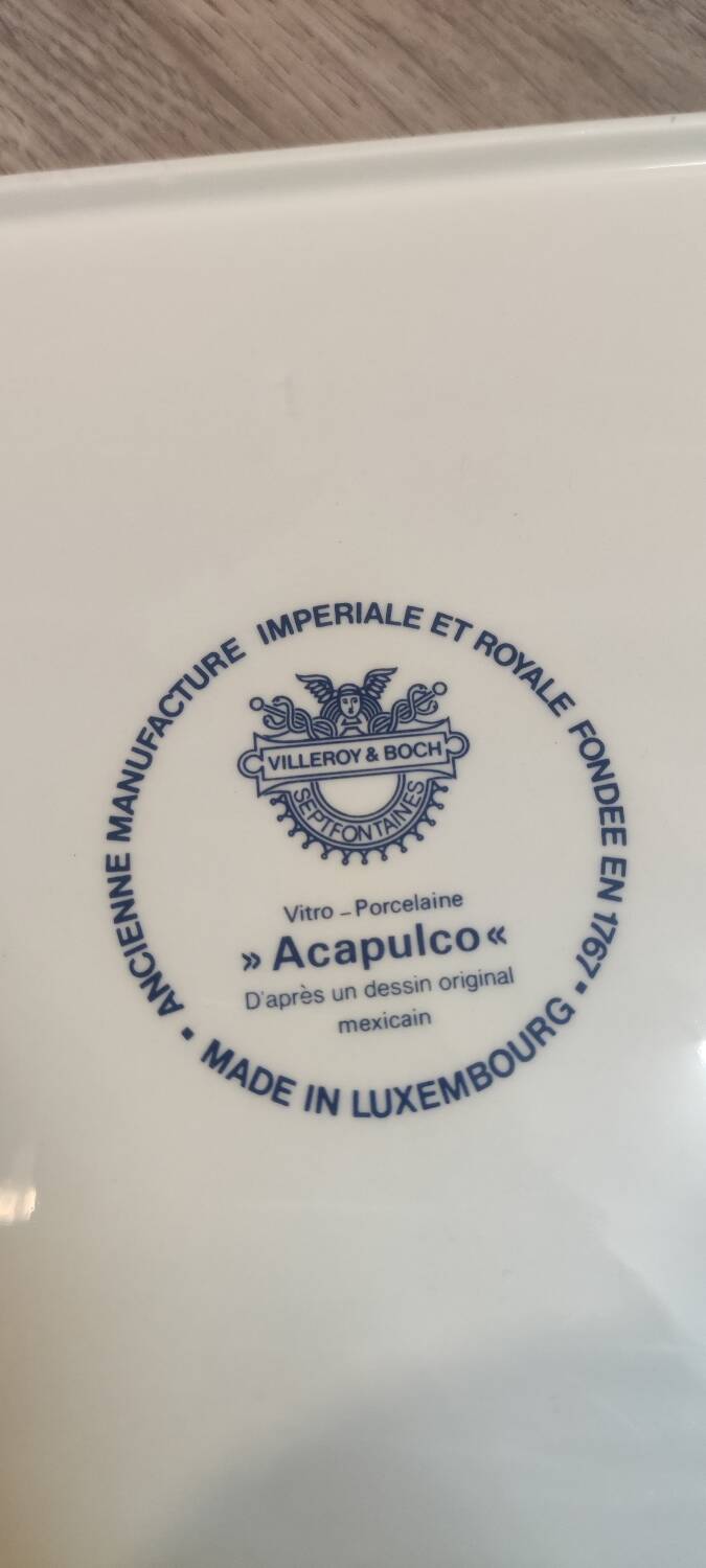 Large oval dish Acapulco Villeroy and boch