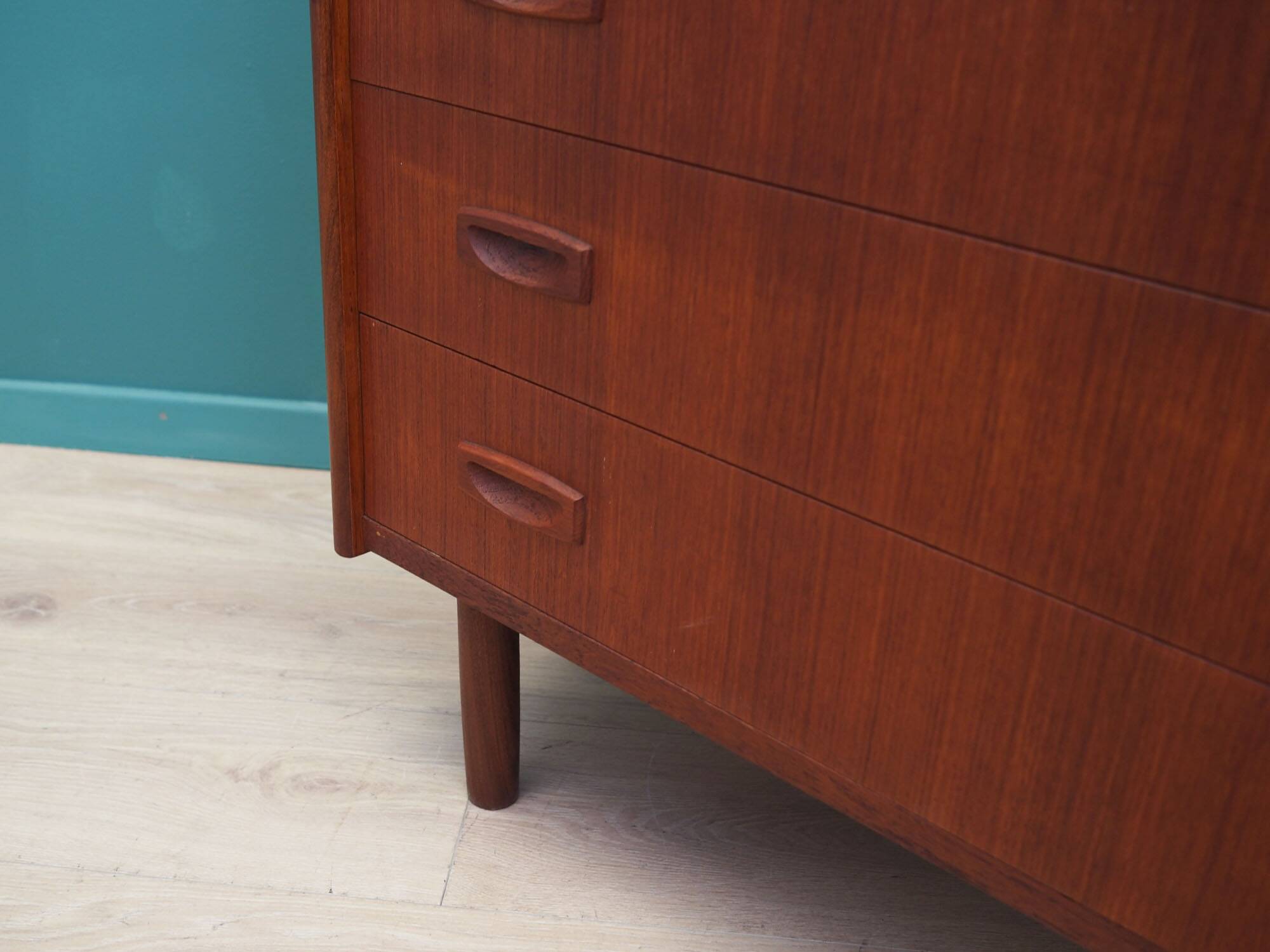 Commode en teck, design danois, années 1970, fabriquée au Danemark