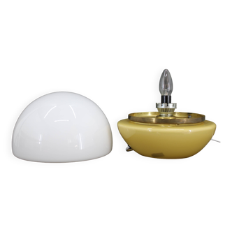 1970s Rare All Glass Table Lamp by Valaske Mezirici, Czechoslovakia