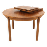 Scandinavian walnut dining table, Sweden, 1960s