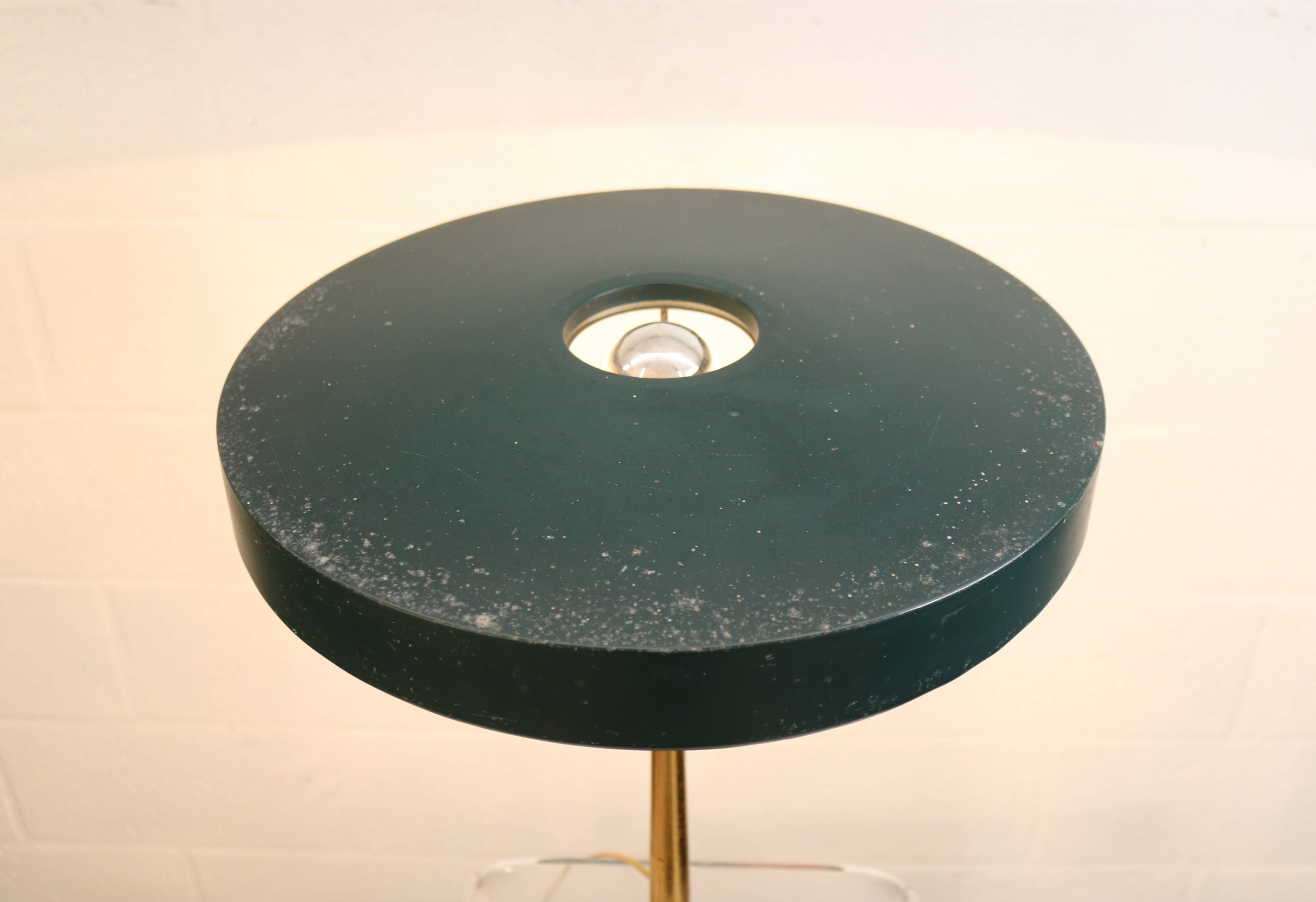Midcentury Louis Kalff desk lamp *** Model Timor 69 dark green *** Philips
