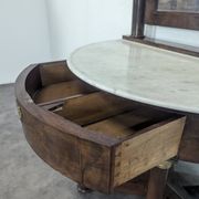 Rare Empire period half-mirror dressing table