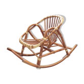 Child rattan rocking chair