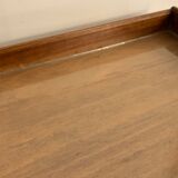 Old wooden and glass tray