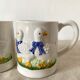 Vintage slurry mugs 80s