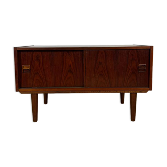 Rosewood sideboard with sliding doors – Mid-Century Modern
