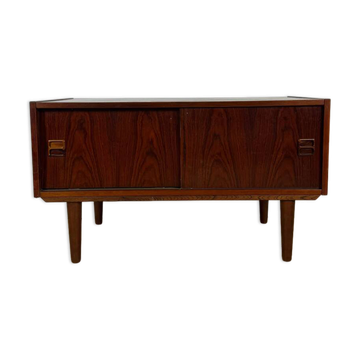 Rosewood sideboard with sliding doors – Mid-Century Modern