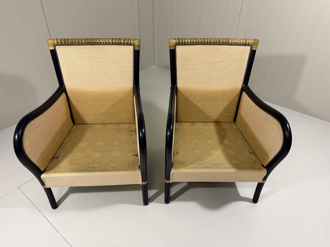 Gasparucci Italo rattan arm chairs Italy