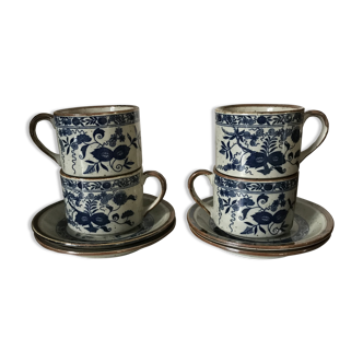 Vintage sandstone coffee cups