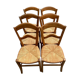 Chaises paillées