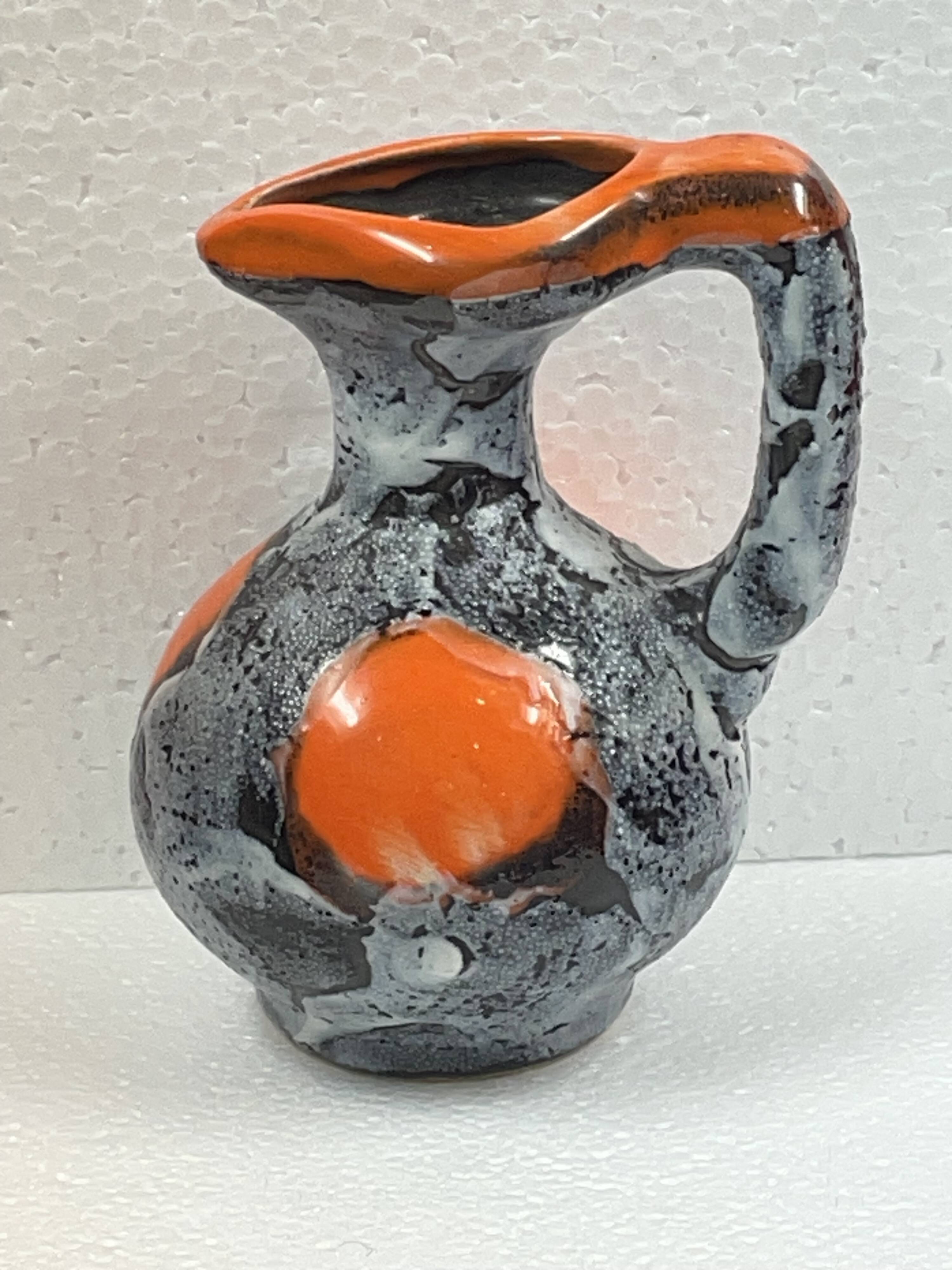 Vintage ceramic, milk jug, glacier enamels