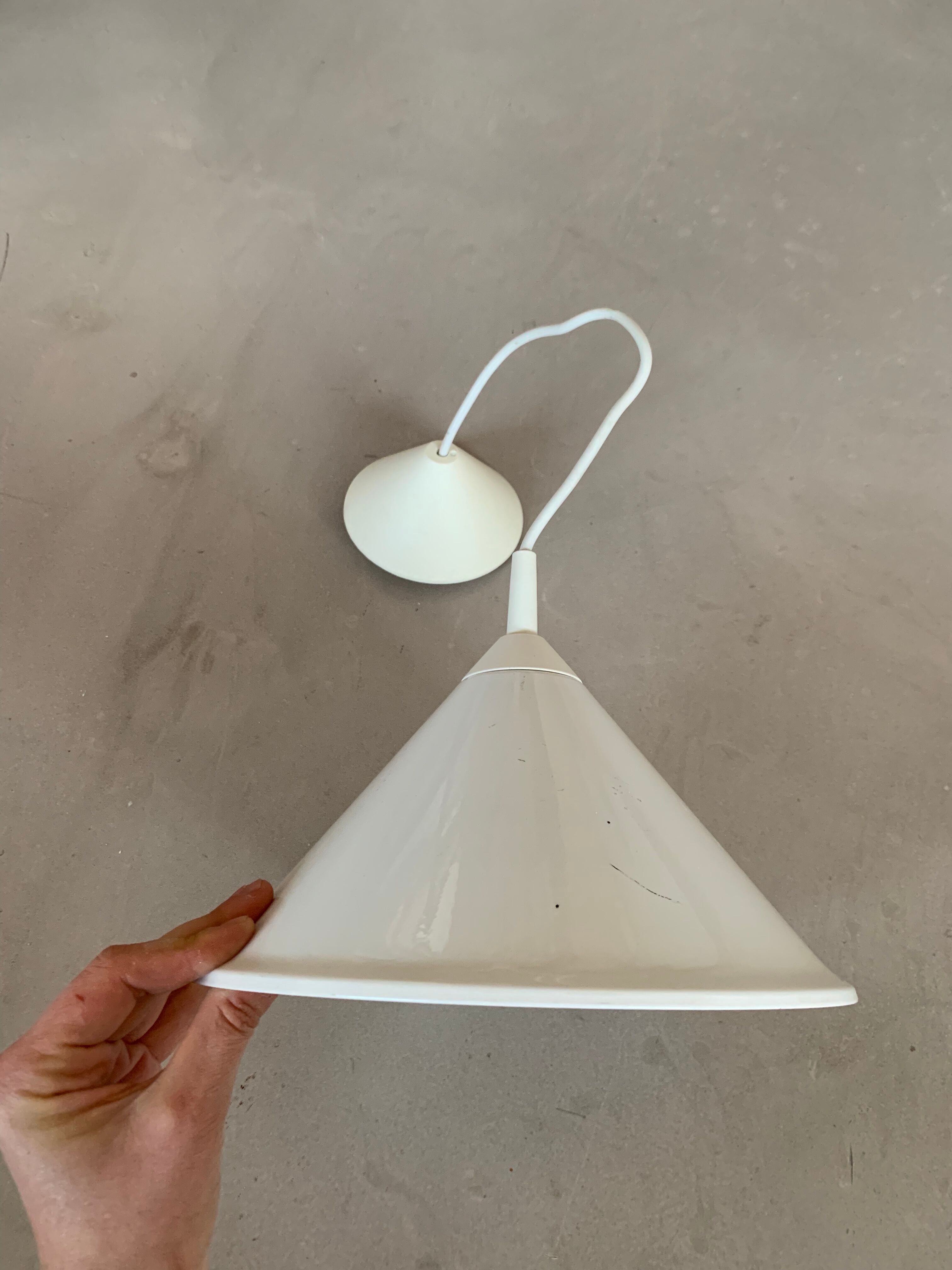 Metal pendant lamp 80s