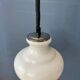 Suspension vintage mid-century en verre opalin (milk glass)