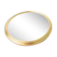Gold art deco mirror tray 30 cm diameter