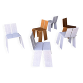Set de 6 chaises au design danois Kibisi