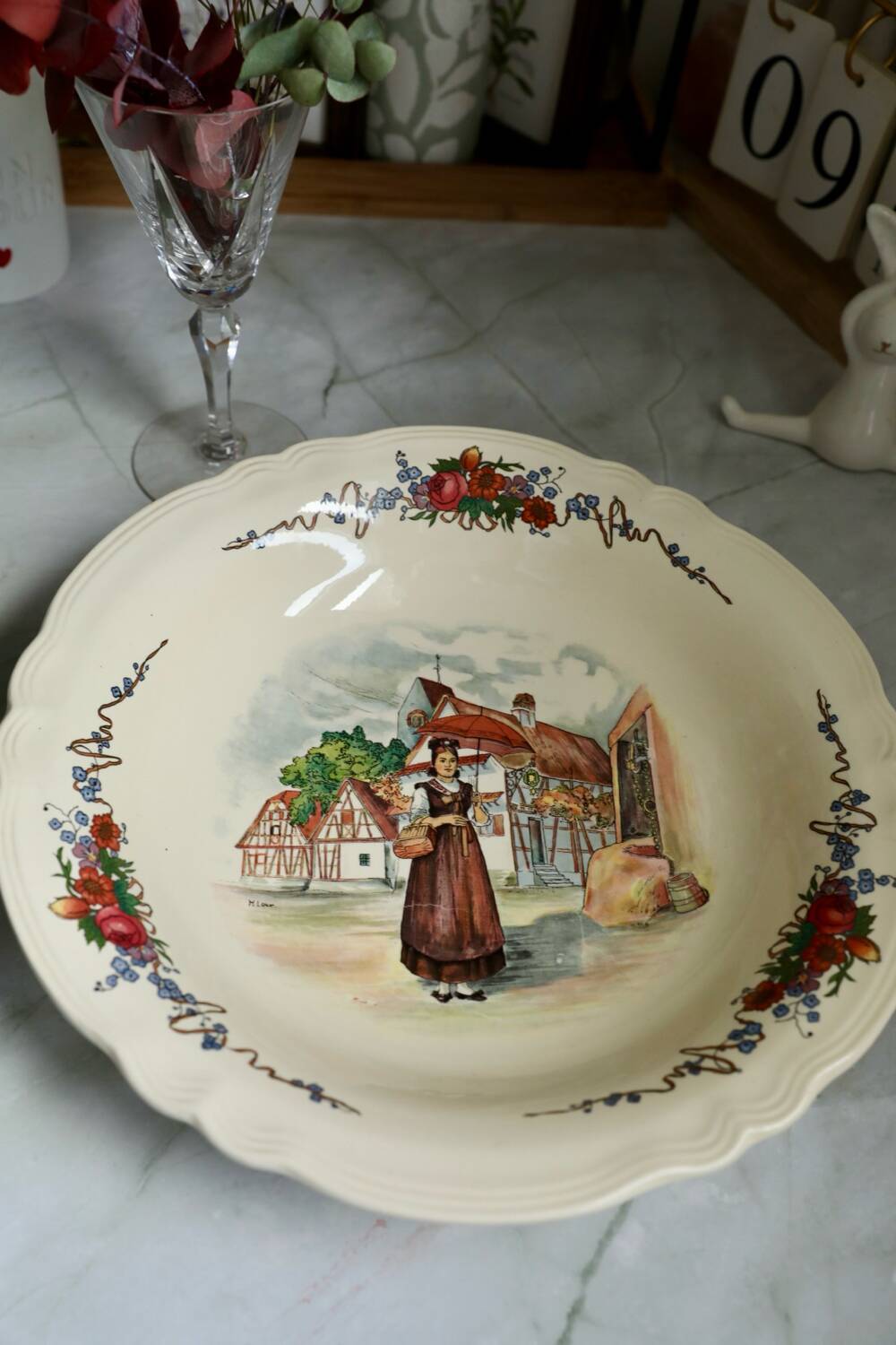 Deep plate Obernai Sarreguemines