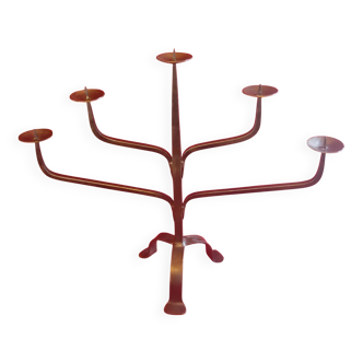 Wrought iron candelabra