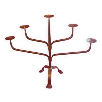 Wrought iron candelabra