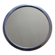 Plateau miroir rond en métal
