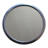 Round metal mirror tray