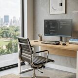 Leather office chair - Eames imitation